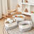 Cotton Rope Storage Basket Set Of 3 - Rectangle Storage Bins - Versatile Toy Storage Organizer - Perfect For Kids, Dog Toys, Books, Shelves-1491486988