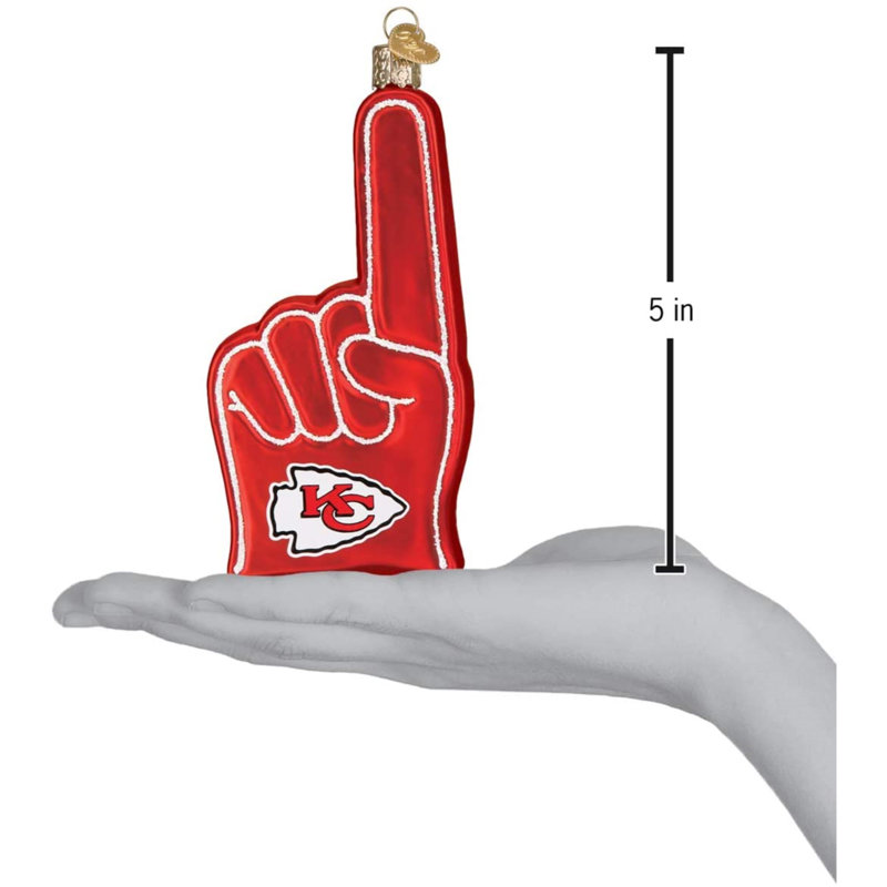 Ornement suspendu en mousse NFL, Kansas City Chiefs