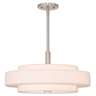Luminaire suspendu tambour 4 lumières Gueye