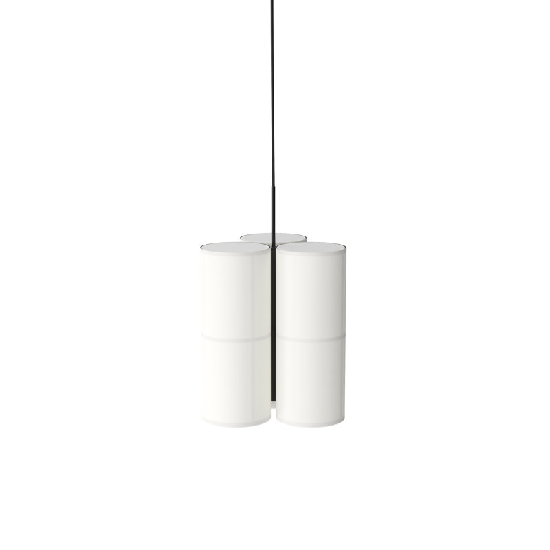 Hashira 3 - Light Pendant, 23.6" H x 14.6" W x 14.6" D, Raw