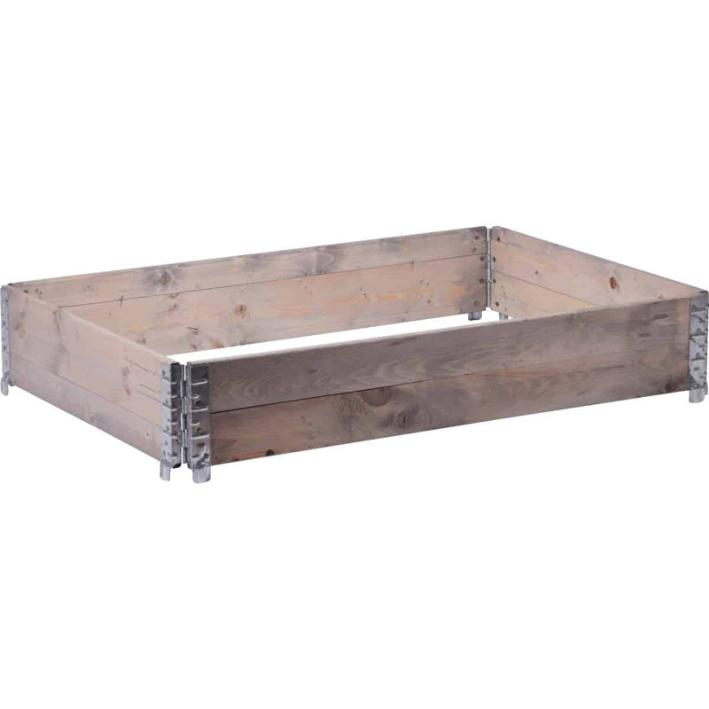Danyell Wood Raised Garden Bed, Grey