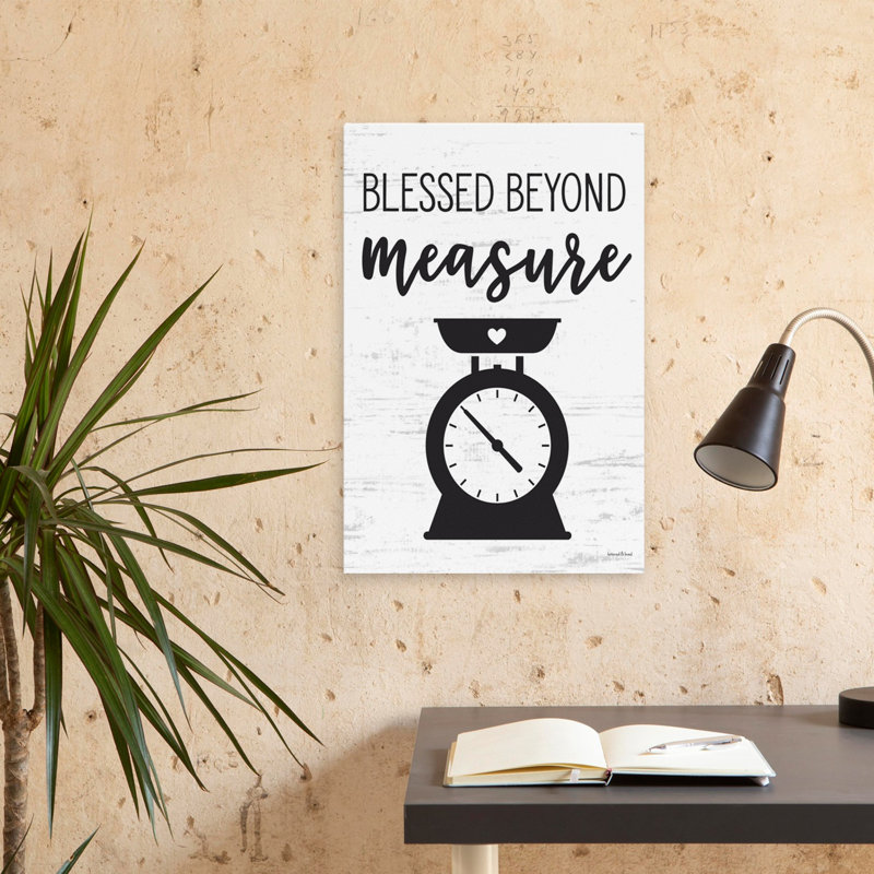 «Blessed Beyond Mesure - Modern Farmhouse, H 16 po x l 24 po