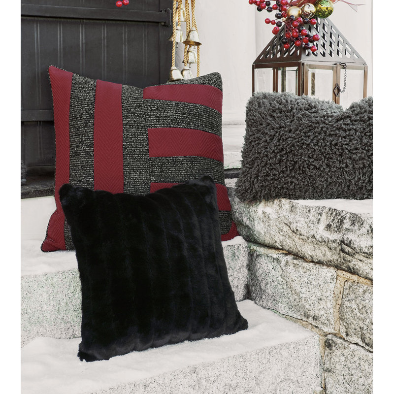 Holiday Traditional Square Pillow Cover & Insert