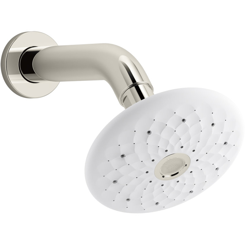 Exhale B120 Multi Function Adjustable Shower Head, Vibrant Polished Nickel, 1.75 GPM