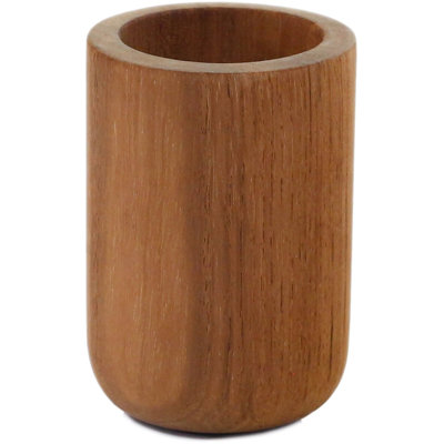 Manada™ Teak Storage Toothbrush Holder