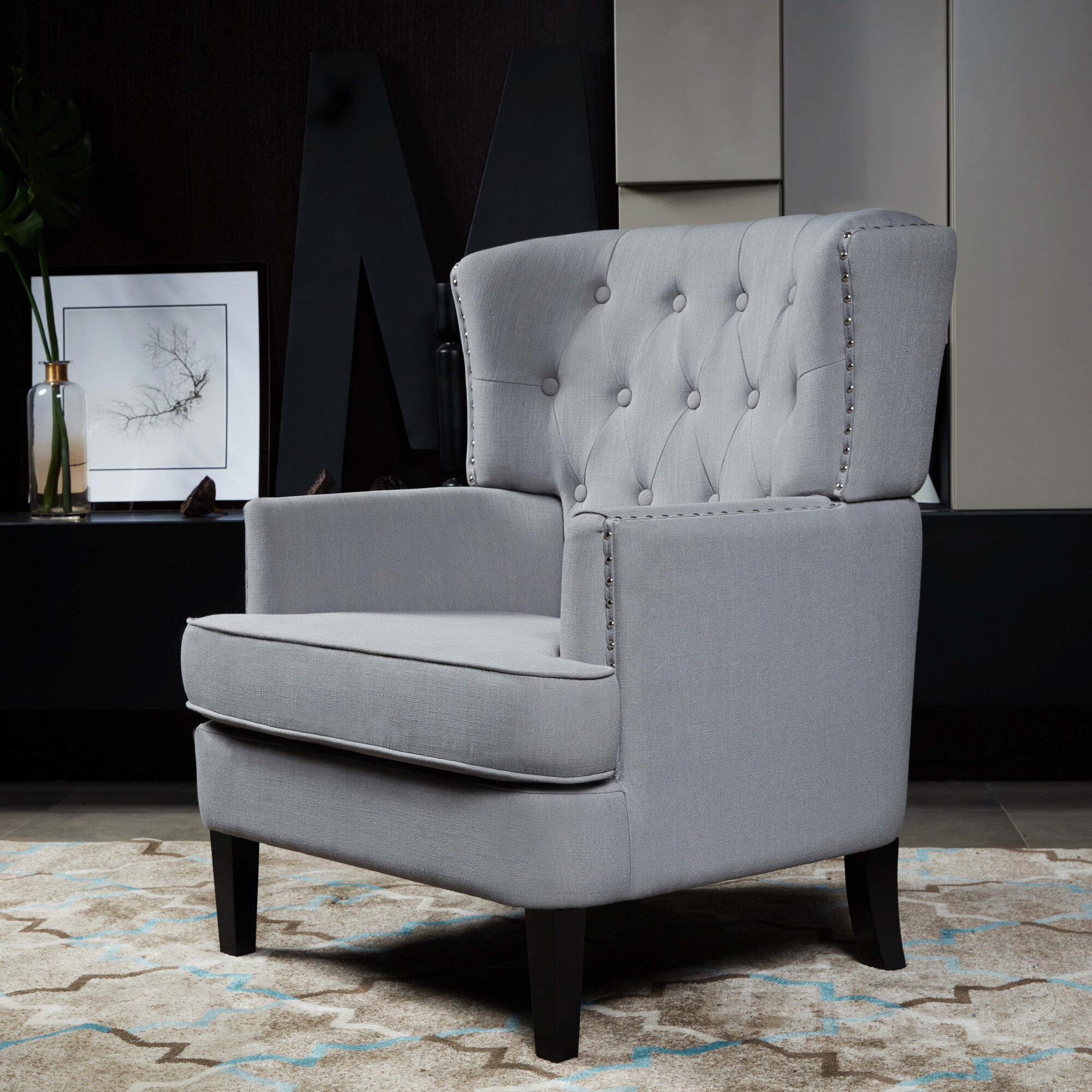 Allis discount wingback chair