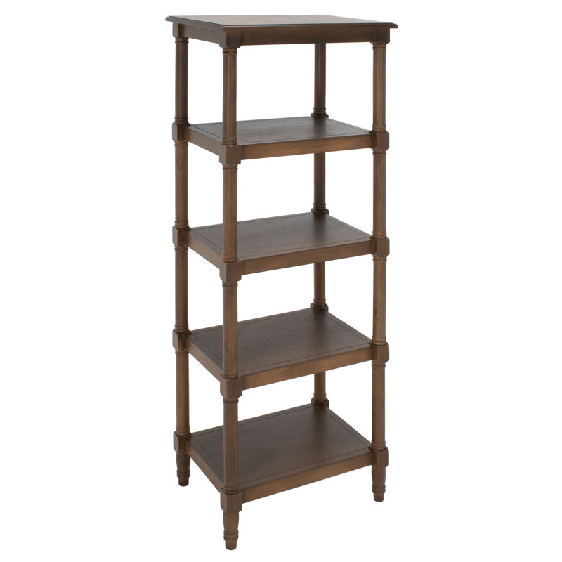 Bibliothèque standard 19,75 "Essense, Brun, (5 tablettes) H 53,5 po x l 19,75 po x P 15,1 po