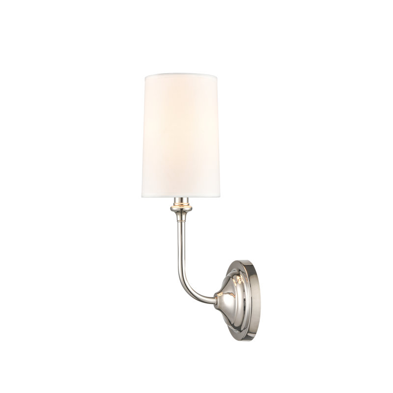 Kye Armed Sconce, Polished Nickel