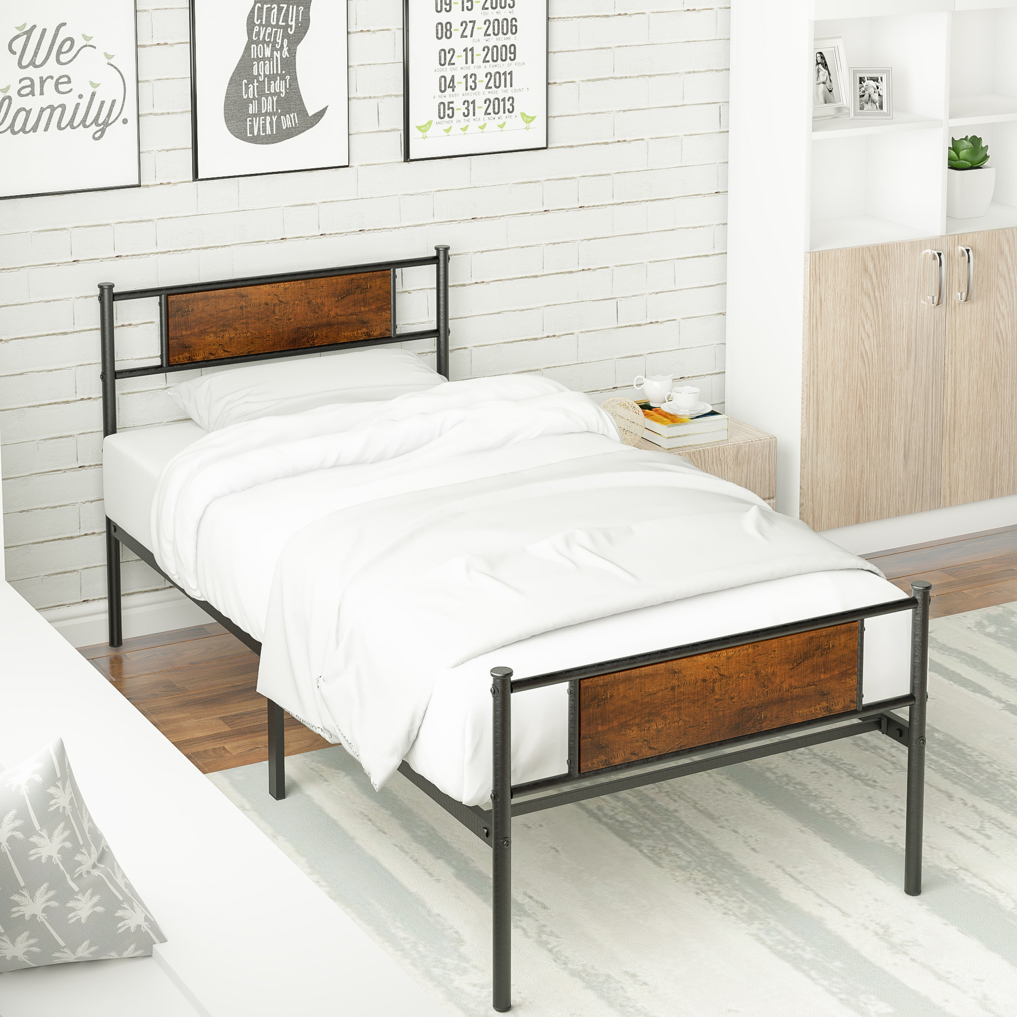 Modern Mix Panel Bedroom Set