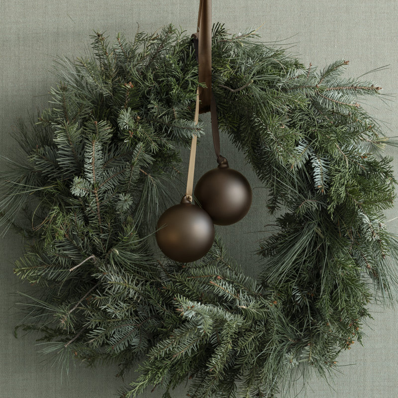 JUHLA Matte Glass Ornament, Brown