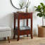 Solid Wood Top Console Table-698462649