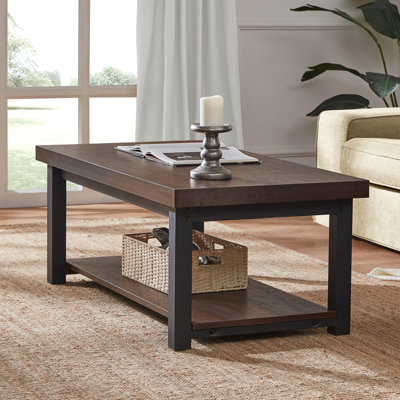 Table basse avec rangement frame