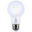 6 Watt LED - Flex Gray Coil Filament - A19 - Medium Base - 2700K CCT - Clear - 120 Volt