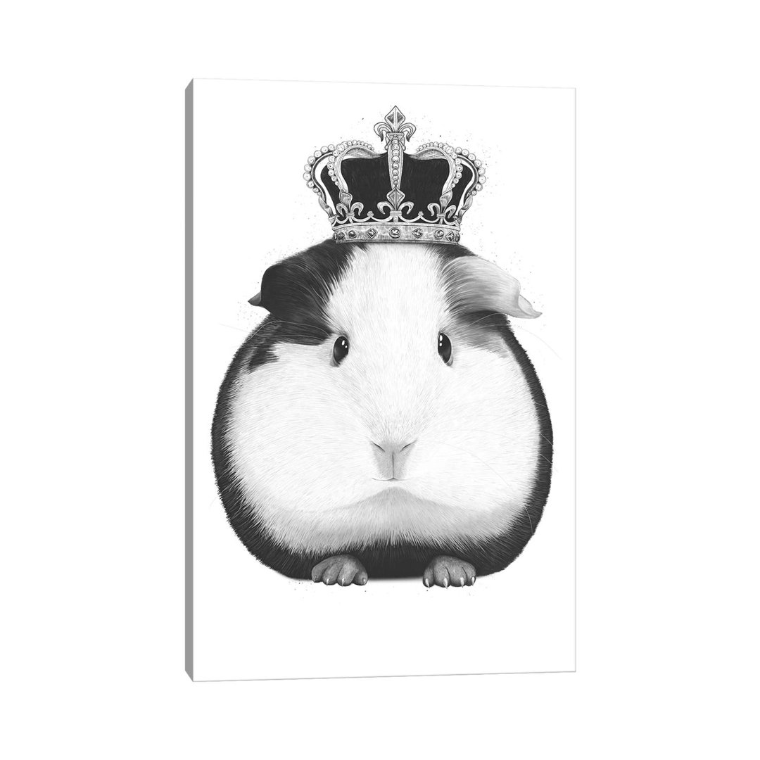 Guinea Pig King by Valeriya Korenkova - Wrapped Canvas Painting