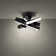 Chaos LED Dimmable Semi-Flush Mount