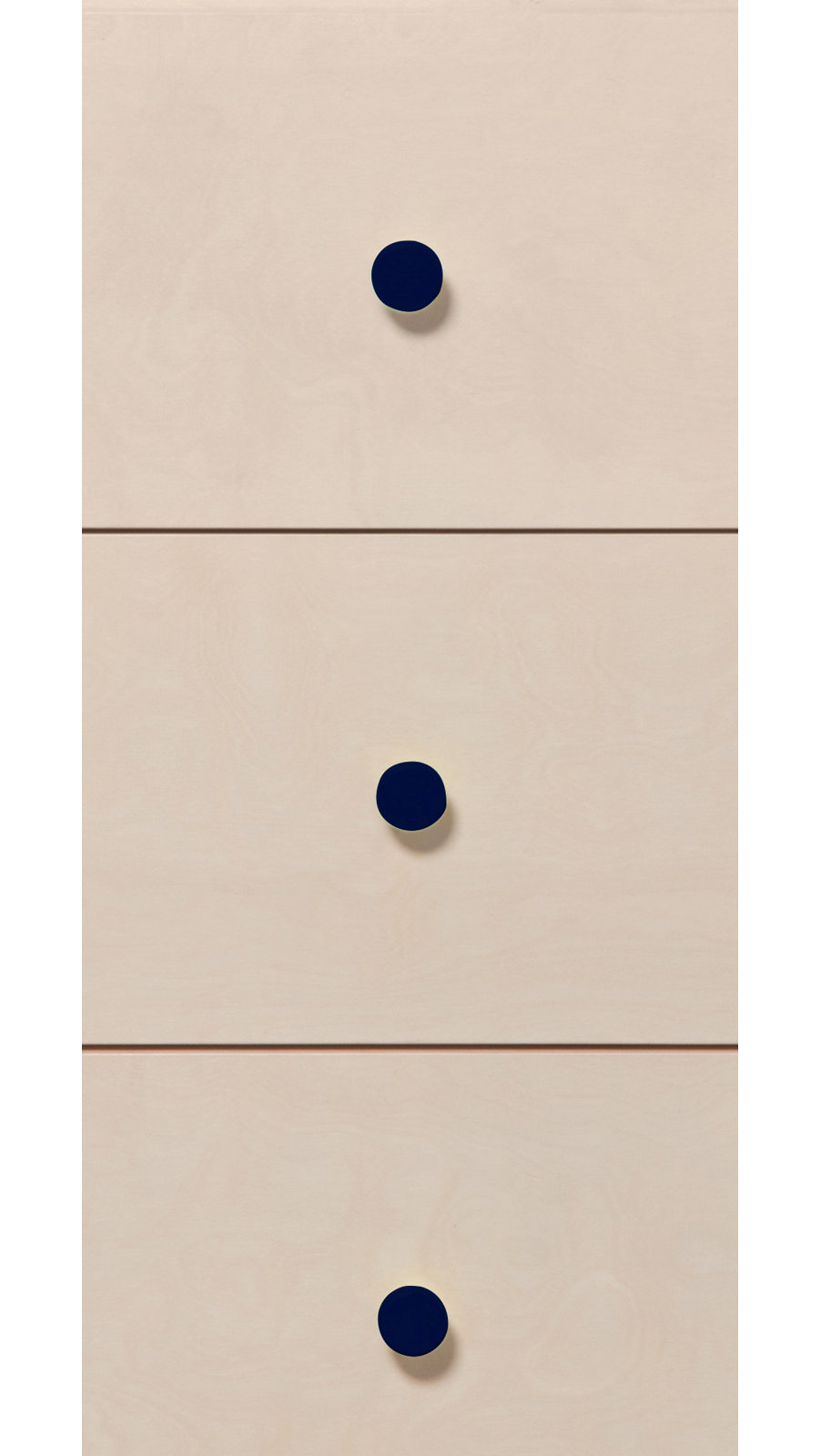 Gelato 1.25" Diameter Mushroom Knob, Navy Blue