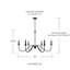 Weston 6 - Light Dimmable Classic / Traditional Chandelier-91094806