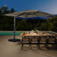Naithan Lighted Cantilever Umbrella Included Base with Wheels-658927530-624467509