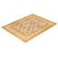 Tapis unique noué à la main sable Keenan 9 pi 2 po x 11 pi 10 po