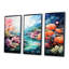 «Realistic Underwater Coral Garden III», art mural corail-1937021761-1937021765