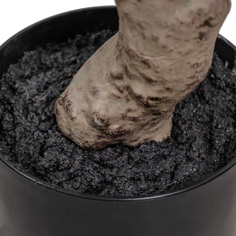 Faux Aralia Faux Foliage Tree in Pot, 75" H x 47" W