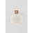 Mailo 12" 1-Light Wood Drum Wall Sconce