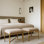 Banc en tissu Iyania Chenille