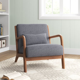 Modern & Contemporary Straight Back Chair With Arms