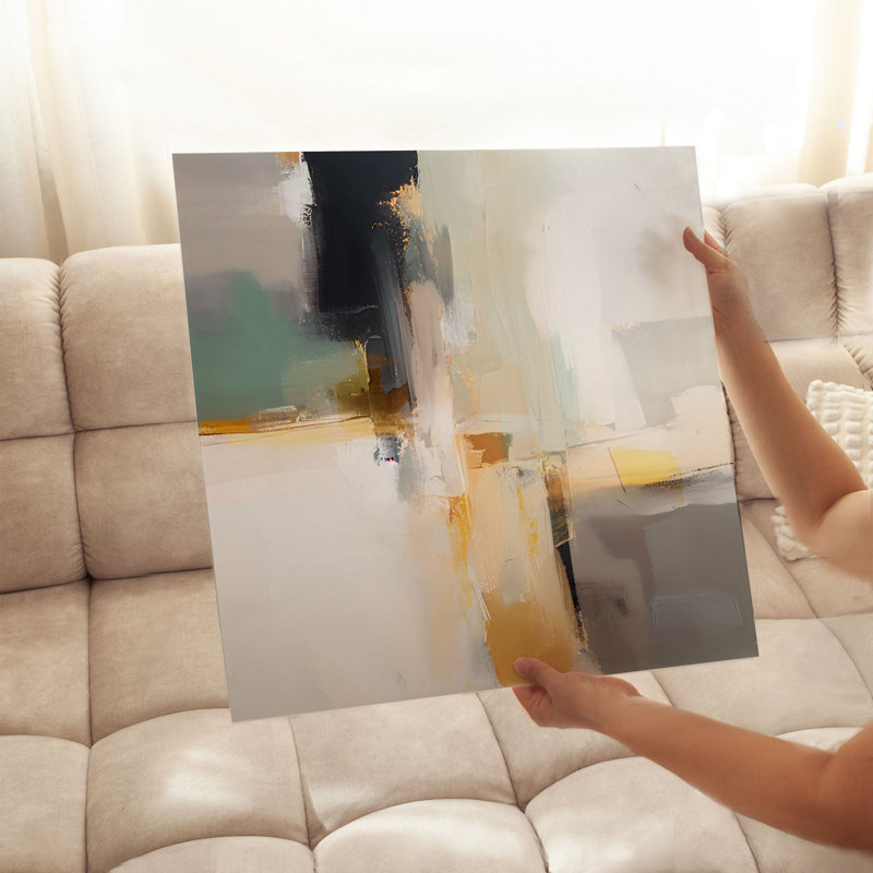 «Abstract Transitional Abstract V», reproduction d'art non encadrée, H 16 po x l 16 po