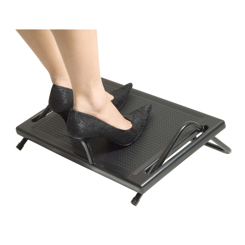 Repose-pieds ergonomique robuste à angle fixe