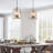 Bothel 4 - Light Bronze Lantern Pendant