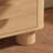 LUMO 23.6"W Nightstand with 2 Storage Drawers，Rounded Legs & Natural Oak Finish