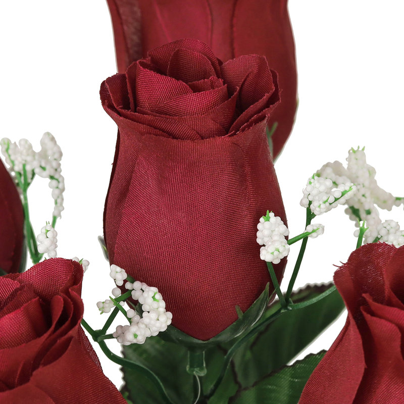 Bouquet de roses artificielles, Bourgogne