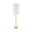 Adale Marble Table Lamp with Metal Base for Bedroom Furniture, Bedside Buffet Lamp with Linen Shade
