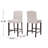 Stylish And Comfortable Counter Stool With Sturdy Construction And Upholstered Seat