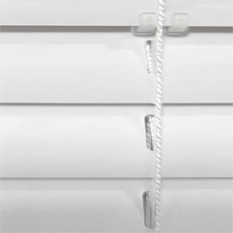 Mini-stores sans cordon en vinyle filtrant 1 po, blanc, 27 po x 60 po