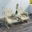 Banc de jardin en bois à haut dossier et banc de patio 2 places-694572414