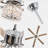 65" Modern Large Silver Crystal Ceiling Fan with Light Kit and Remote 6-speed Reversible Motor with Crsyarl Shade-1384870063