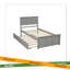 Lit plateforme avec lit gigogne simple