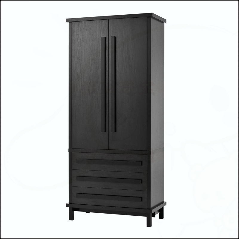 Armoire de cuisine de 70 pouces avec 2 tablettes, 6 compartiments de porte et 3 tiroirs pour un rangement efficace et une conception élégante