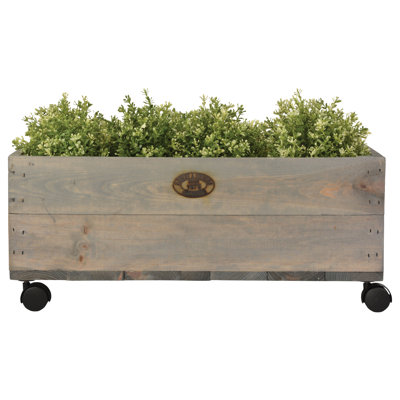 Hulett Wood Elevated Planter