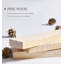 Bibliothèque scandinave simple en bois massif du sol au plafond-1210255806