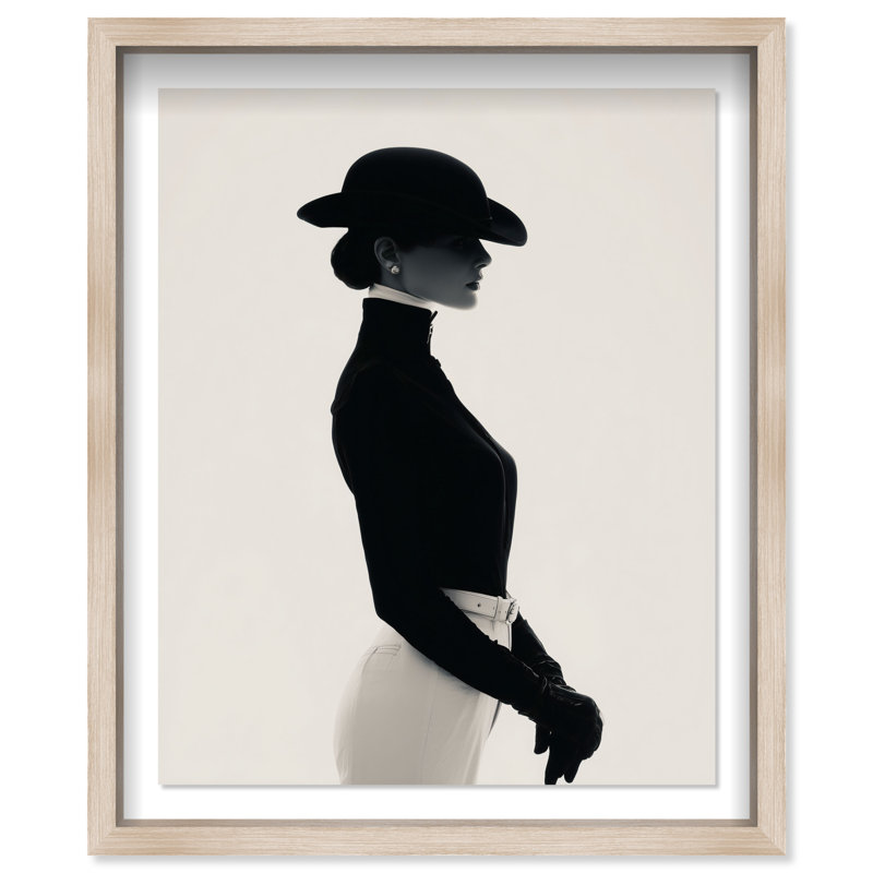Darkened Majesty Print by Oliver Gal, 46.5"H x 37.5"W, Natural Oak Shadowbox