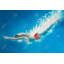 «Diving Jump», art sur toile encadré rouge