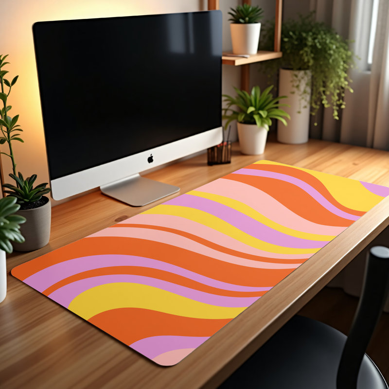 Polyester Desk Pad, 31.5x15.5