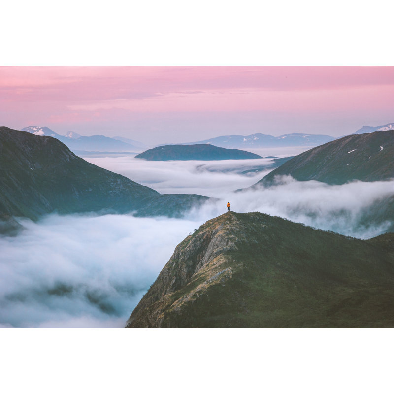 Mountain Clouds by Everste - Wrapped Canvas Print, 20cm H x 30cm W 
