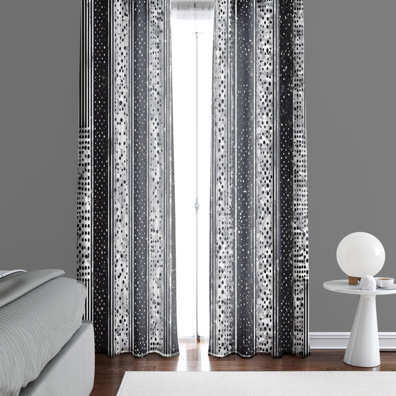 Semi Sheer Curtain Pair, 20" W x 82" L