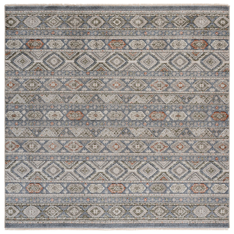 Grove 670 Performance Geometric Shapes Rug, Square 6'7"