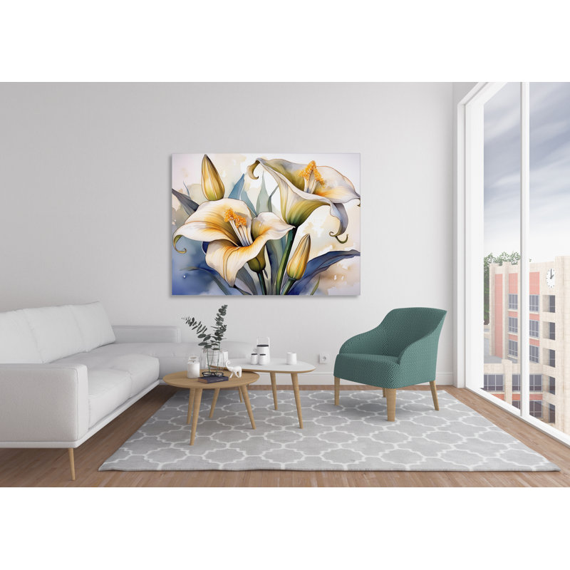 Calle Lily Summer Bloom, 45" H x 60" W