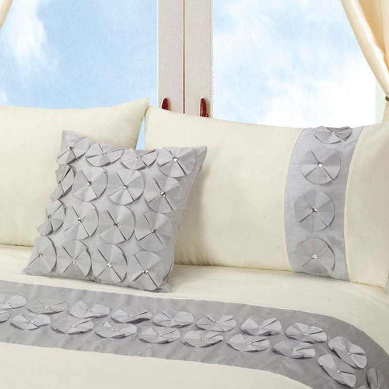 Titania Duvet Cover, Silver